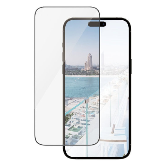 Szkło hartowane UWF Anti-Reflective AB z aplikatorem do iPhone 14 Pro Max, Czarne, PanzerGlass