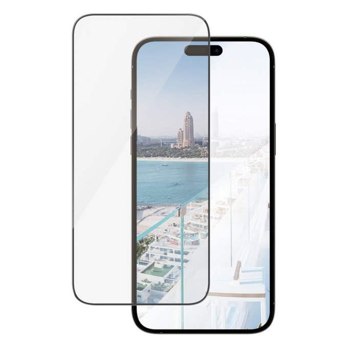 Szkło hartowane UWF Anti-Reflective AB z aplikatorem do iPhone 14 Pro Max, Czarne, PanzerGlass