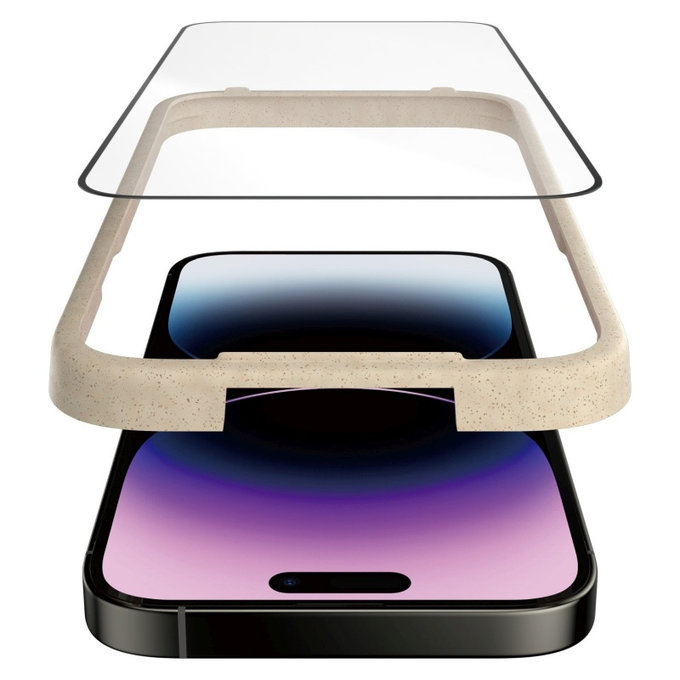 Szkło hartowane UWF Anti-Reflective AB z aplikatorem do iPhone 14 Pro Max, Czarne, PanzerGlass