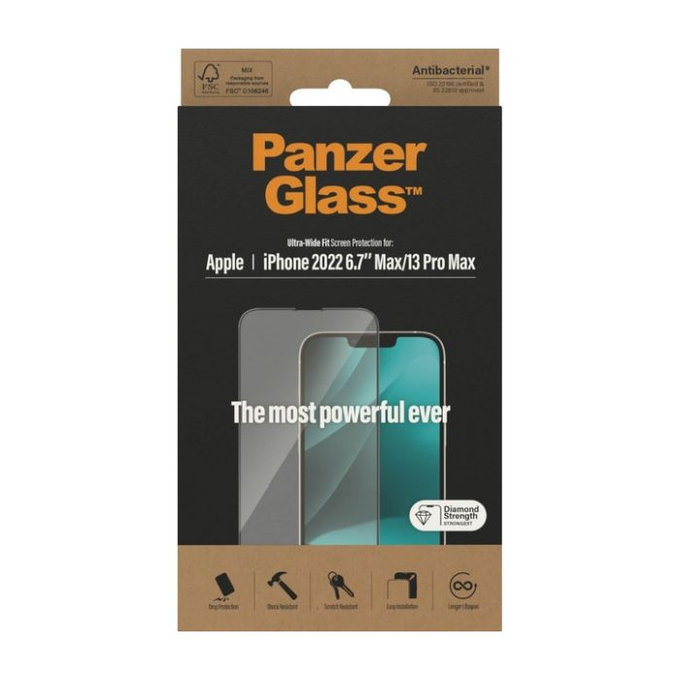 Szklo hartowane UWF AB do iPhone 13 Pro Max, 14 Plus, PanzerGlass