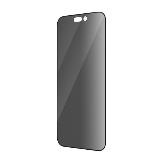 Szkło hartowane UWF Privacy AB z aplikatorem do iPhone 14 Pro, Czarne, PanzerGlass