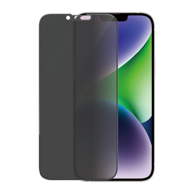 Szkło hartowane UWF Privacy AB z aplikatorem do iPhone 14 Plus/13 Pro Max, Czarne, PanzerGlass