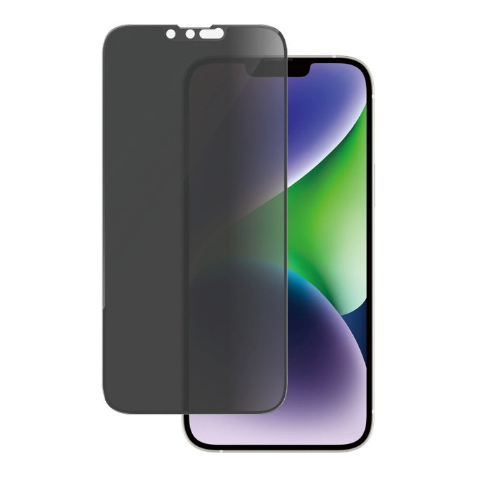 Szkło hartowane UWF Privacy AB z aplikatorem do iPhone 14 Plus/13 Pro Max, Czarne, PanzerGlass