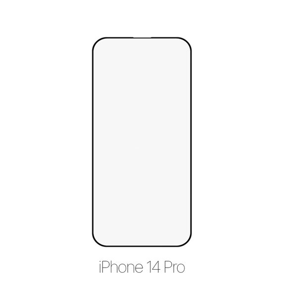 Szklo hartowane do iPhone 14 Pro, UWF Privacy AB, FixPremium