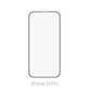 Szklo hartowane do iPhone 14 Pro, UWF Privacy AB, FixPremium