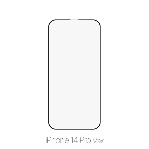 Szklo hartowane do iPhone 14 Pro Max, FullCover Glass, FixPremium