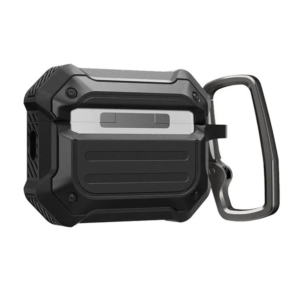 Etui Unbreakable do AirPods Pro, czarny, black, FixPremium
