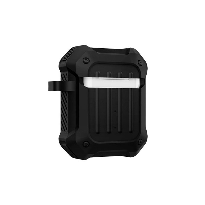 Etui Unbreakable do AirPods 1, 2, czarny, black, FixPremium