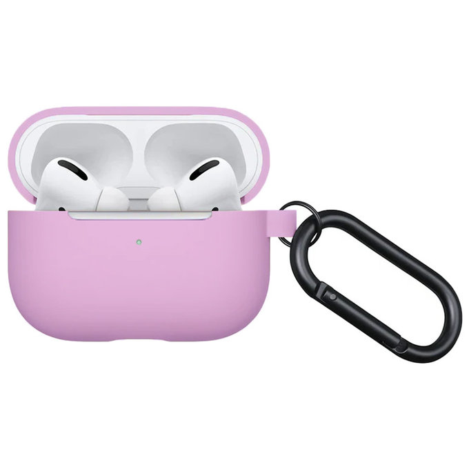 Etui Silikonowe do AirPods Pro, lila, FixPremium