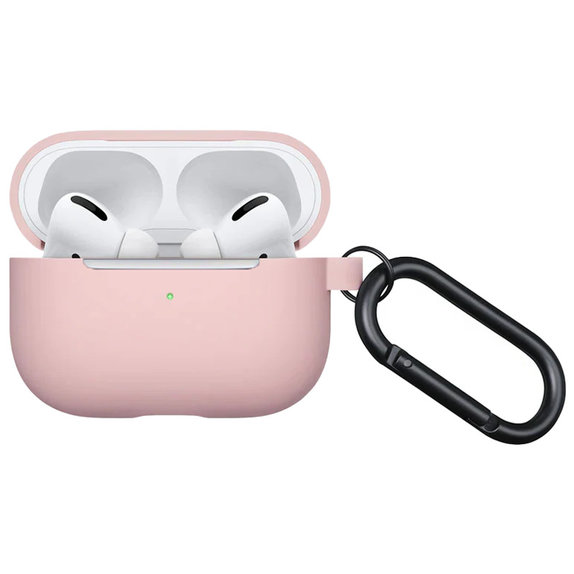 Etui silikonowe do AirPods Pro, Różowy, Pink, FixPremium