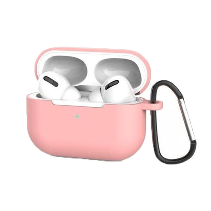 Etui silikonowe do AirPods Pro, Różowy, Pink, FixPremium