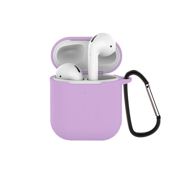 Etui Silikonowe do AirPods 1, 2, lila, FixPremium