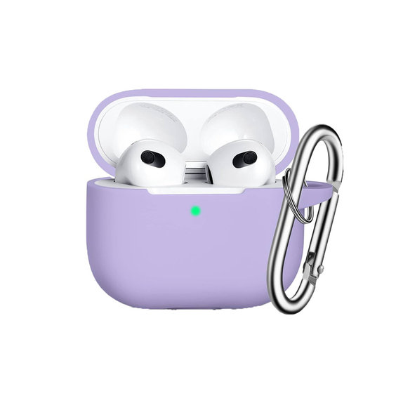 Etui Silikonowe do AirPods 3, lila, FixPremium