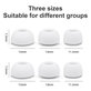 Wkładki douszne do AirPods Pro - Zestaw 3szt (L, M, S), biały, white, FixPremium