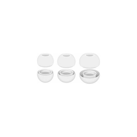 Wkładki douszne do AirPods Pro - Zestaw 3szt (L, M, S), biały, white, FixPremium