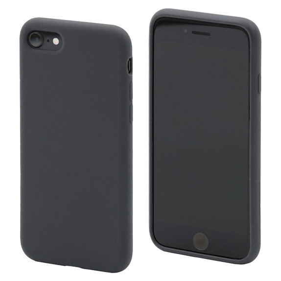 Etui Silikonowe do iPhone 7, 8, SE 2020, SE 2022, Space Gray, FixPremium