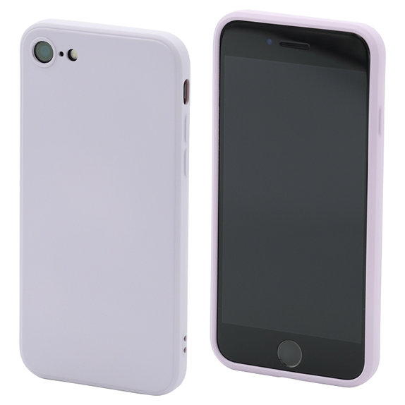 Etui Silikonowe do iPhone 7, 8, SE 2020, SE 2022, fioletowy, purple, FixPremium