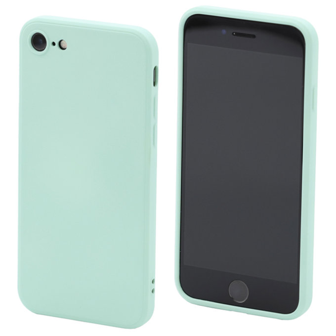Etui Silikonowe do iPhone 7, 8, SE 2020, SE 2022, light cyan, FixPremium