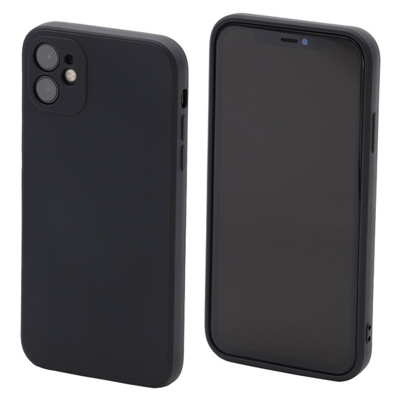 Etui Silikonowe do iPhone 11, czarny, black, FixPremium