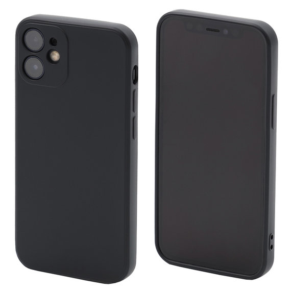 Etui Silikonowe do iPhone 12 mini, czarny, black, FixPremium