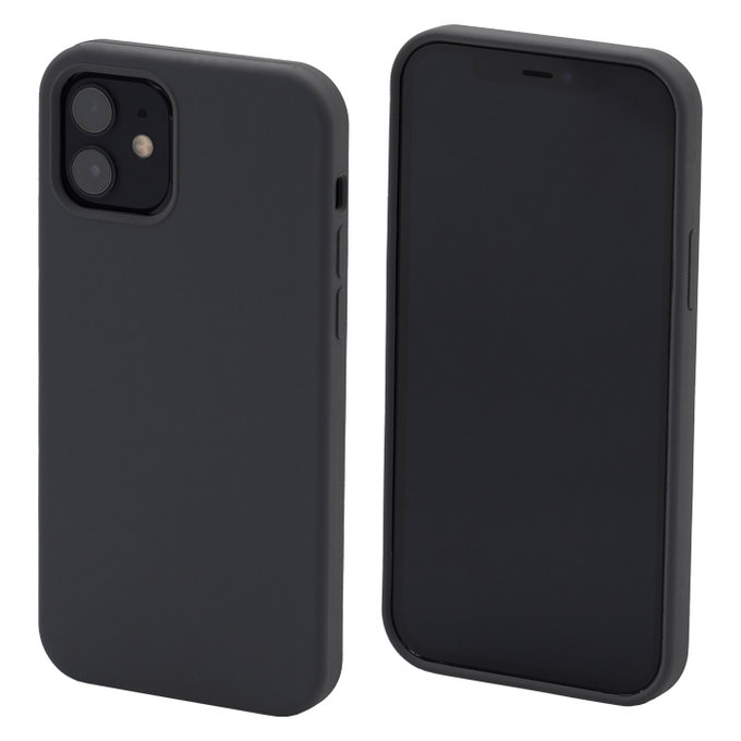 Etui silikonowe do iPhone 12, Space grey, FixPremium