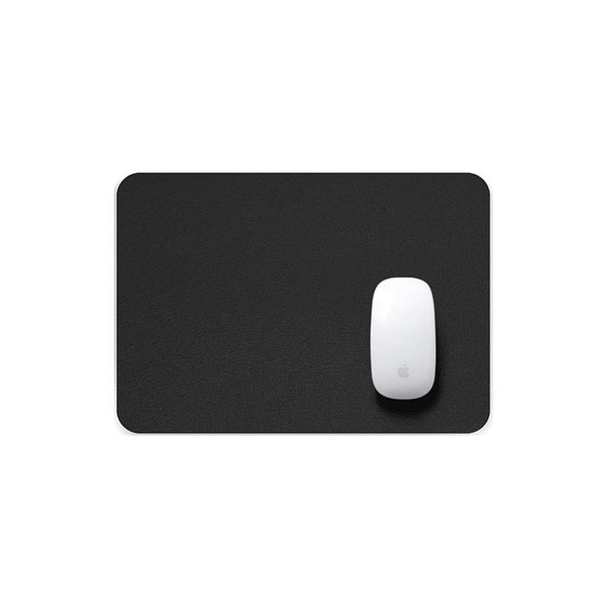 Podkladka pod mysz, wodoodporna, 25x20cm, czarny, black, FixPremium