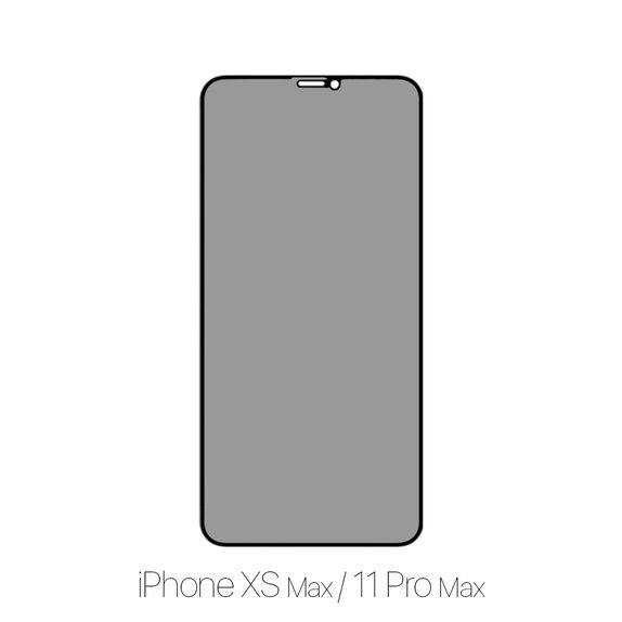 Szkło ochronne do iPhone XS Max, 11 Pro Max, Privacy Anti-Spy, FixPremium