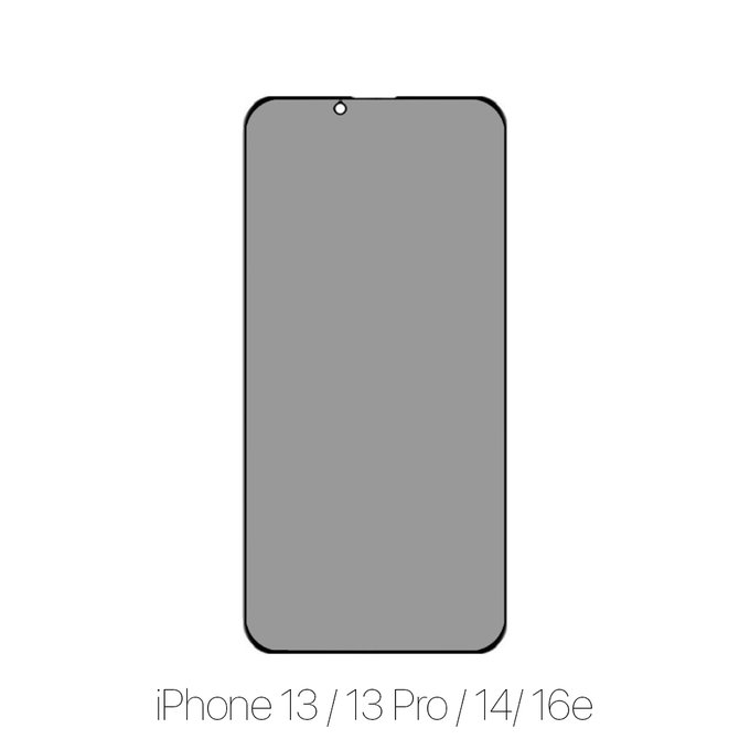 Szkło hartowane do iPhone 13, 13 Pro, 14, Privacy Anti-Spy, FullCover