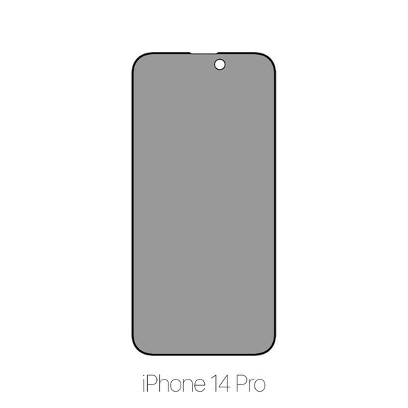 Szkło ochronne do iPhone 14 Pro, Privacy Anti-Spy, FixPremium