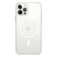 Etui silikonowe z MagSafe do iPhone 12, 12 Pro, Przezroczysty, Transparent, FixPremium