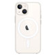 Etui silikonowe z MagSafe do iPhone 13 mini, Przezroczysty, Transparent, FixPremium