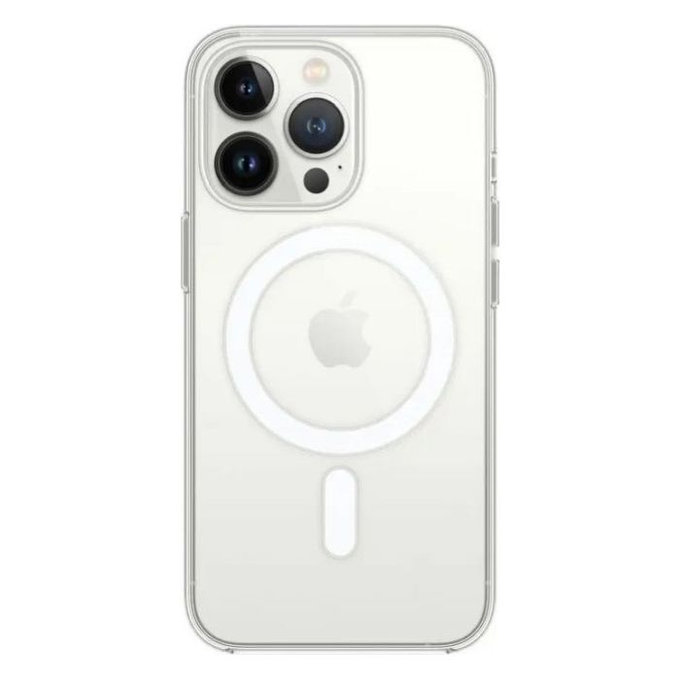 Etui silikonowe z MagSafe do iPhone 13 Pro, Przezroczysty, Transparent, FixPremium