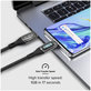 Kabel USB-C / USB-C z LCD, PowerDelivery 100W (1m), czarny, black, SBS