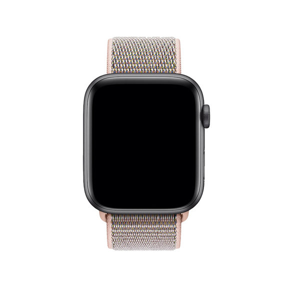 Pasek Nylonowy do Apple Watch (38, 40, 41mm) | różowy | pink | FixPremium