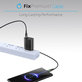 Kabel USB-C do USB ze wskaźnikiem LED, 1m, Czarny, Black