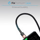 Kabel USB-C / USB z szybkim ladowaniem (1m), czarny, black, FixPremium