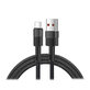 Kabel USB-C / USB z szybkim ladowaniem (1m), czarny, black, FixPremium