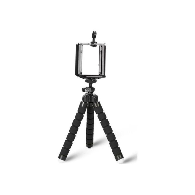 Statyw do smartfona, Głowica obrotowa 360°, Czarny, Black, FixPremium