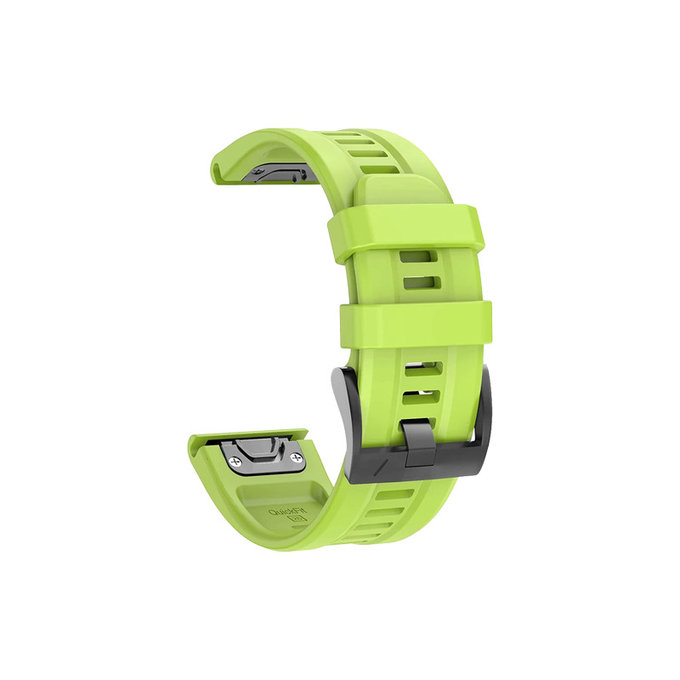 Pasek silikonowy do Garmin, QuickFit 22mm, Zielony, Green, FixPremium