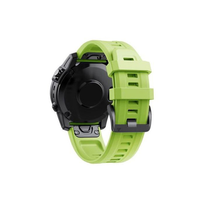 Pasek silikonowy do Garmin, QuickFit 22mm, Zielony, Green, FixPremium