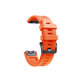 Pasek silikonowy do Garmin, QuickFit 26mm, Pomarańczowy, Orange, FixPremium