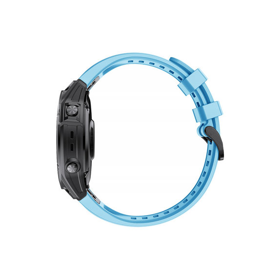 Pasek silikonowy do Garmin, QuickFit 26mm, Niebieski, Blue, FixPremium
