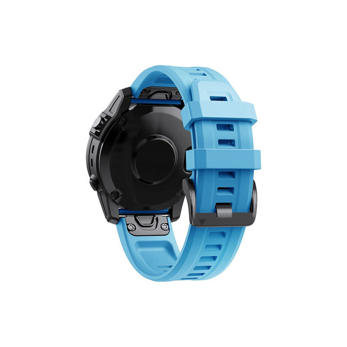 Pasek silikonowy do Garmin, QuickFit 26mm, Niebieski, Blue, FixPremium