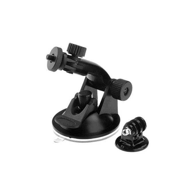 Uchwyt do GoPro z przyssawka, czarny, black, FixPremium