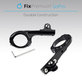 Uchwyt rowerowy do GoPro, czarny, black, FixPremium