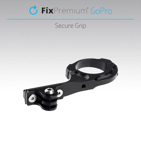 Uchwyt rowerowy do GoPro, czarny, black, FixPremium