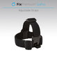 Uchwyt na glowe do GoPro, czarny, black, FixPremium