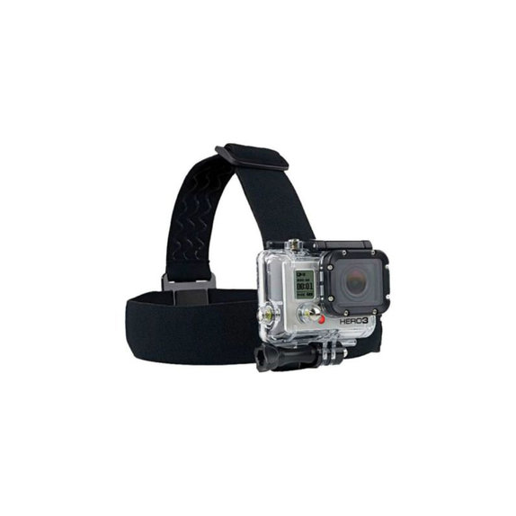 Uchwyt na glowe do GoPro, czarny, black, FixPremium