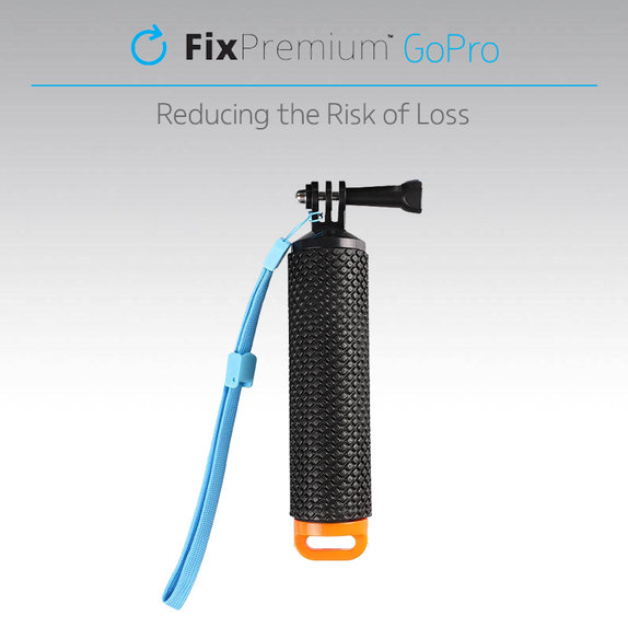 Plywak do GoPro, czarny, black, FixPremium