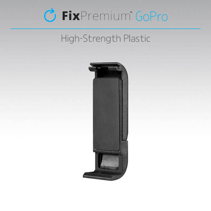 Pokrywa baterii do GoPro Hero 9, czarny, black, FixPremium